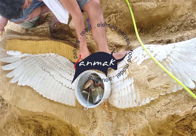 cetakan pasir silika